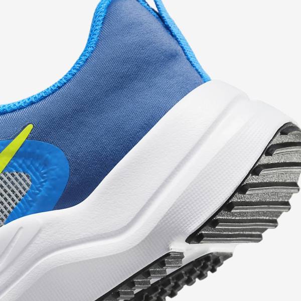 Nike Downshifter 12 Older Road Dječje Tenisice Za Trčanje Sive Plave Sive Tamnoplave Sive | NK319KLS