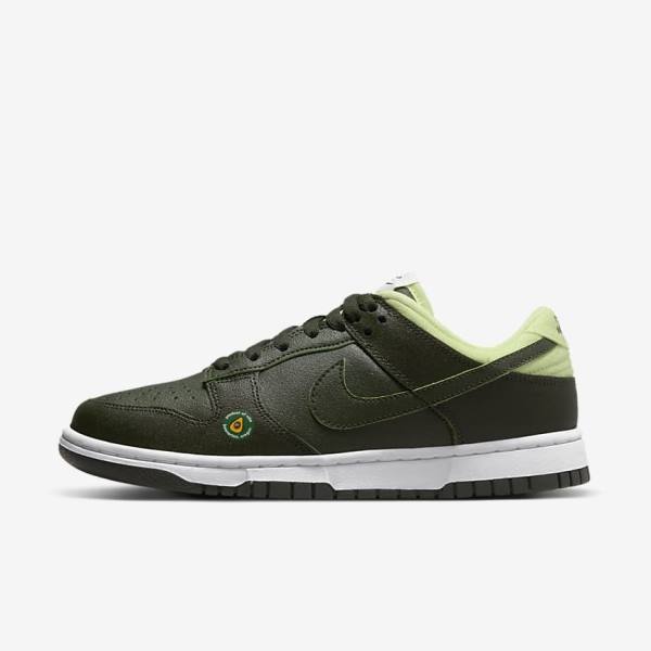 Nike Dunk Low LX Ženske Tenisice Maslinasto Zelene Zelene | NK106UNJ