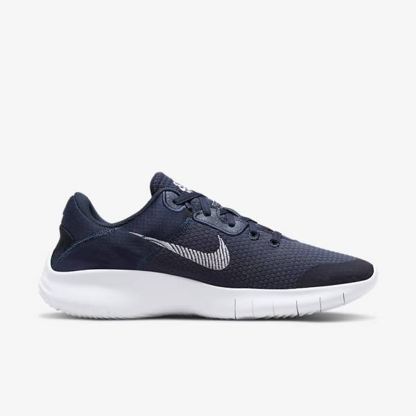 Nike Flex Experience Run 11 Next Nature Road Muške Tenisice Za Trčanje Tamnoplave Tamno Obsidijanske Bijele | NK903KSH