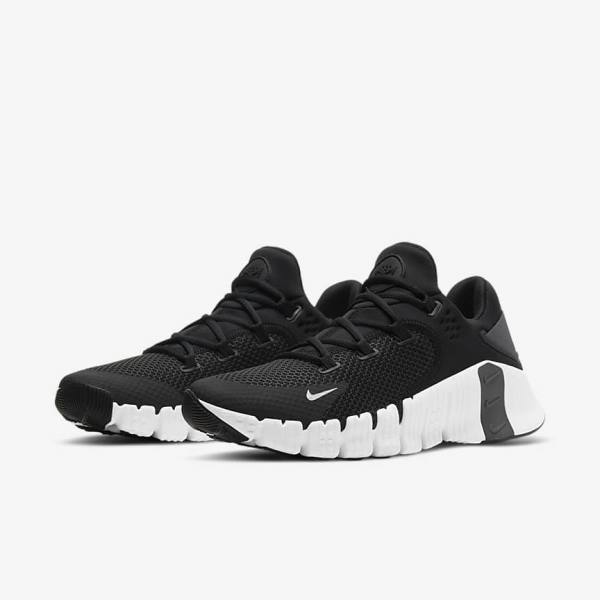 Nike Free Metcon 4 Ženske Tenisice Za Trening Crne Sive | NK759JXV