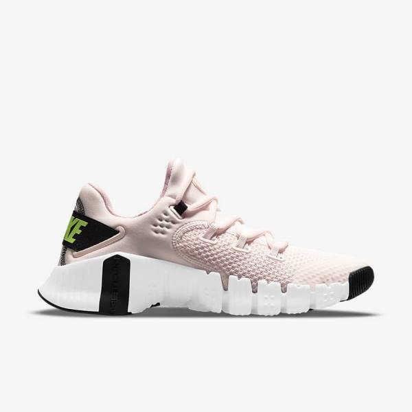 Nike Free Metcon 4 Ženske Tenisice Za Trening Svijetlo Roze Bijele Crne Zelene | NK927CHE