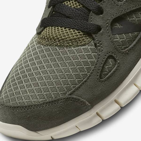 Nike Free Run 2 Muške Tenisice Maslinasto Zelene Crne | NK475UNV