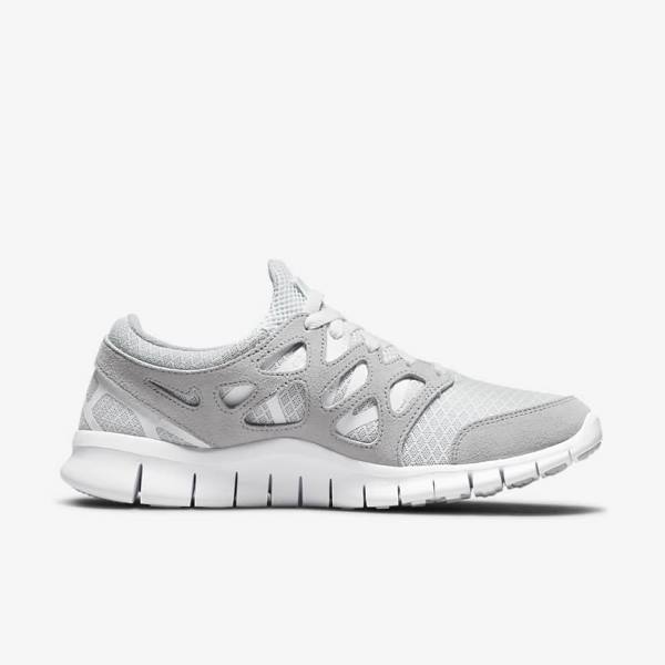 Nike Free Run 2 Muške Tenisice Sive Bijele Platine | NK317BXM