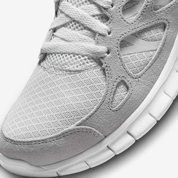 Nike Free Run 2 Muške Tenisice Sive Bijele Platine | NK317BXM