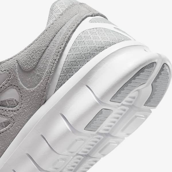 Nike Free Run 2 Muške Tenisice Sive Bijele Platine | NK317BXM