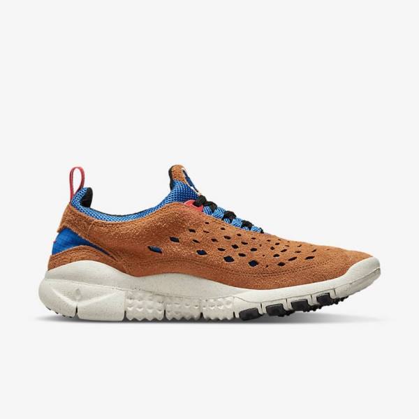 Nike Free Run Trail Muške Tenisice Plave Svijetlo Krem Crvene | NK281MXW