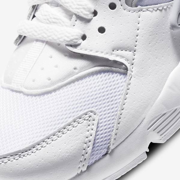 Nike Huarache Run Older Dječje Tenisice Bijele Platine Bijele | NK452VFK