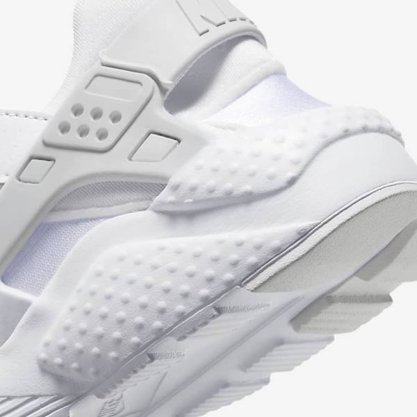 Nike Huarache Run Older Dječje Tenisice Bijele Platine Bijele | NK452VFK