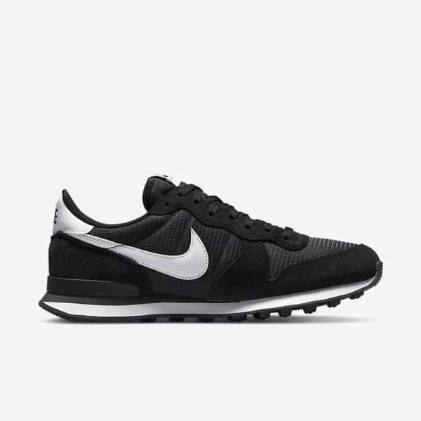 Nike Internationalist Ženske Tenisice Crne Tamno Sive Bijele | NK385TOF