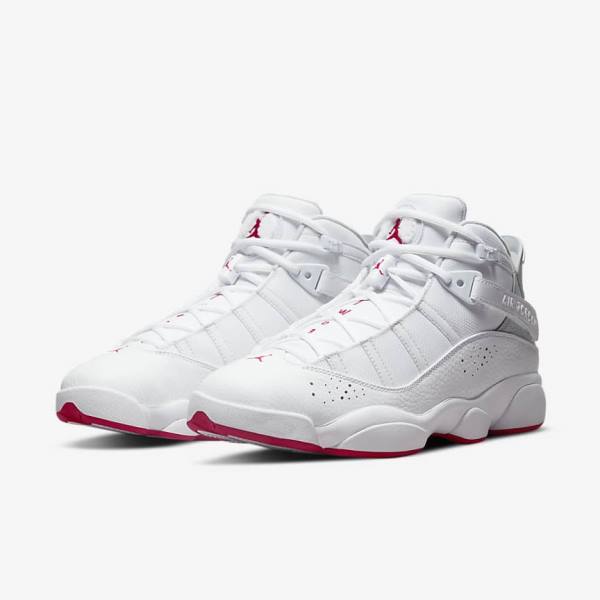 Nike Jordan 6 Rings Muške Jordan Tenisice Bijele Platine | NK045OMV