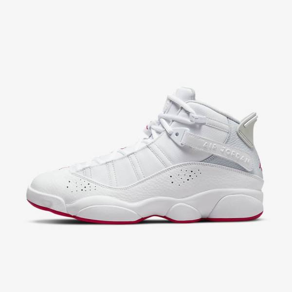 Nike Jordan 6 Rings Muške Jordan Tenisice Bijele Platine | NK045OMV