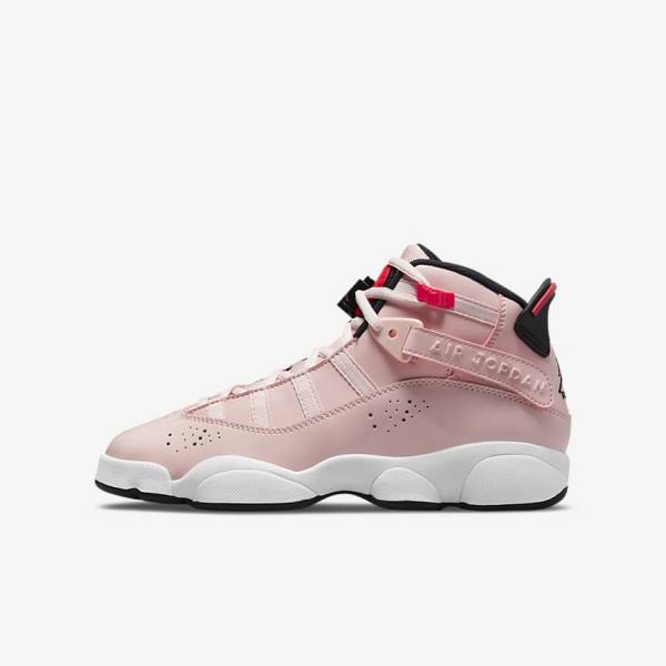 Nike Jordan 6 Rings Older Dječje Tenisice Crne Bijele | NK534YQR