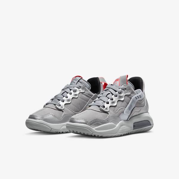 Nike Jordan MA2 Older Dječje Tenisice Sive Metalne Srebrne Platine Crne | NK185AKH