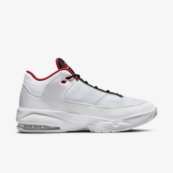 Nike Jordan Max Aura 3 Muške Tenisice Bijele Platine Crne Crvene | NK027ICJ