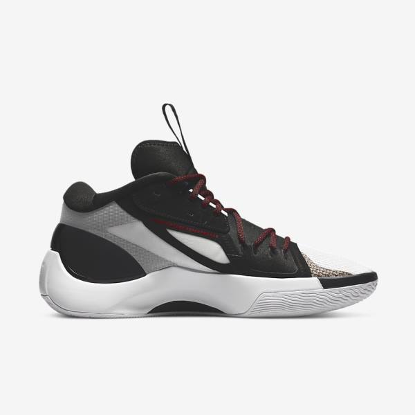 Nike Jordan Zoom Separate Muške Jordan Tenisice Crne Bijele Plave Sive Crvene | NK069OXC