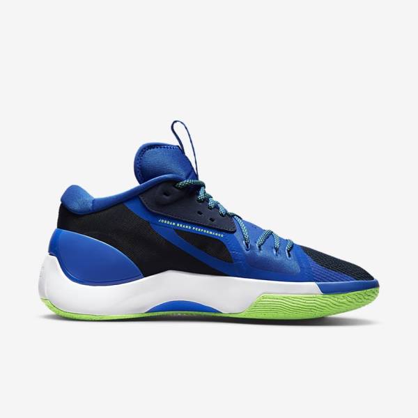 Nike Jordan Zoom Separate Muške Tenisice za košarku Tamnoplave Plave Bijele Zelene | NK104HVR