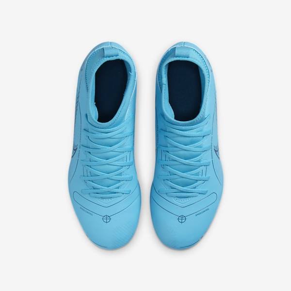 Nike Jr. Mercurial Superfly 8 Club MG Older Multi-Ground Dječje Tenisice Za Nogomet Plave Narančaste | NK841ZUG