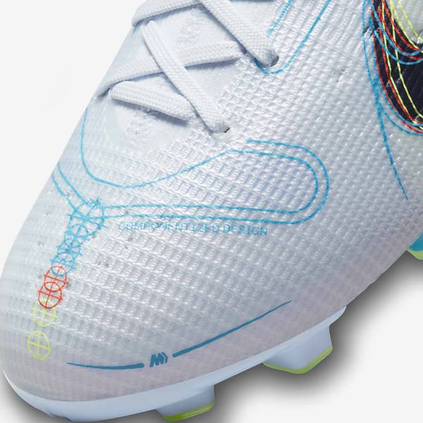 Nike Jr. Mercurial Superfly 8 Pro FG Younger and Older Firm-Grounds Dječje Tenisice Za Nogomet Sive Svijetlo Plave | NK047LJR