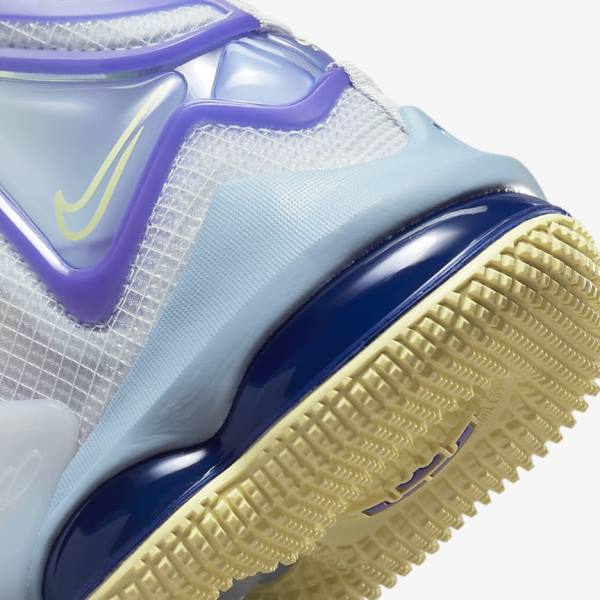 Nike LeBron 19 Older Dječje Tenisice za košarku Plave Ljubičaste | NK253RLI