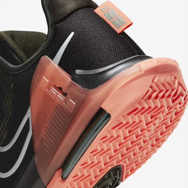 Nike LeBron Witness 6 Ženske Tenisice za košarku Crne Crvene Metalne Srebrne | NK570AZU