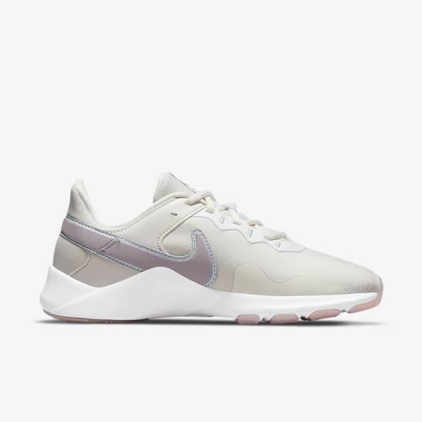 Nike Legend Essential 2 Premium Ženske Tenisice Za Trening Crne Platine Bijele | NK980HJC