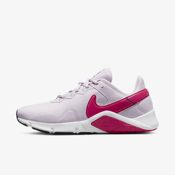 Nike Legend Essential 2 Ženske Tenisice Za Trening Bijele Plave Roze | NK239OPE