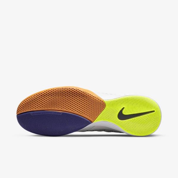 Nike Lunar Gato II IC Indoor Court Muške Tenisice Za Nogomet Bijele Žute Crne | NK179DAO