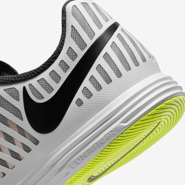 Nike Lunar Gato II IC Indoor Court Muške Tenisice Za Nogomet Bijele Žute Crne | NK179DAO