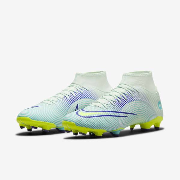 Nike Mercurial Dream Speed Superfly 8 Academy MG Multi-Grounds Ženske Tenisice Za Nogomet Zelene Ljubičaste Zelene | NK725SUD