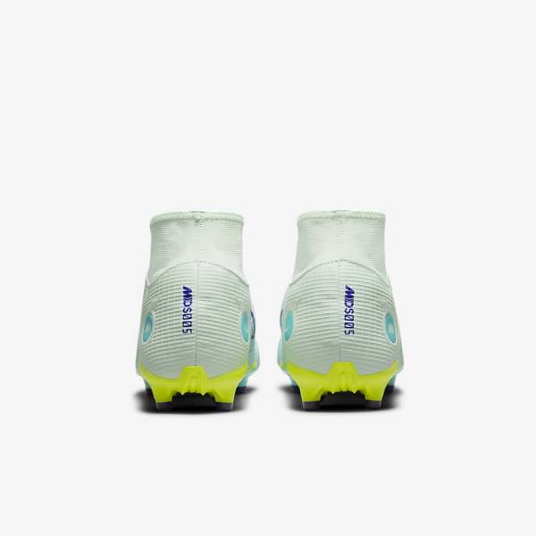 Nike Mercurial Dream Speed Superfly 8 Academy MG Multi-Grounds Ženske Tenisice Za Nogomet Zelene Ljubičaste Zelene | NK725SUD