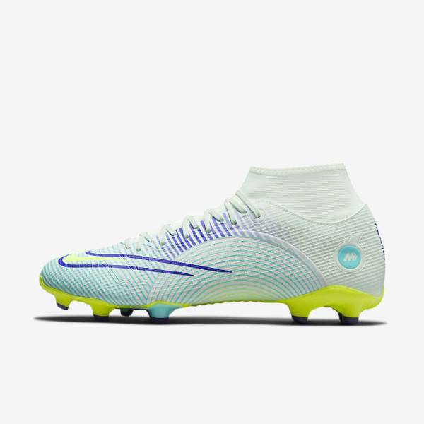 Nike Mercurial Dream Speed Superfly 8 Academy MG Multi-Grounds Ženske Tenisice Za Nogomet Zelene Ljubičaste Zelene | NK725SUD