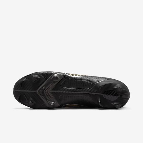 Nike Mercurial Superfly 8 Academy MG Multi-Grounds Muške Tenisice Za Nogomet Crne Metalne Srebrne Sive Metalne Zlatne | NK057XPE