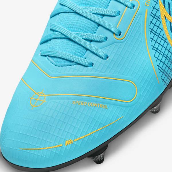 Nike Mercurial Superfly 8 Academy SG-PRO Anti-Clog Traction Soft-Grounds Muške Tenisice Za Nogomet Plave Narančaste | NK497HXC