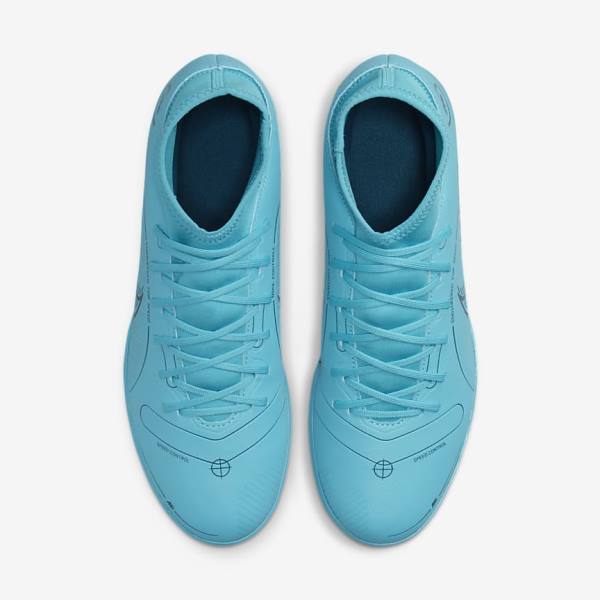 Nike Mercurial Superfly 8 Club IC Indoor Court Muške Tenisice Za Nogomet Plave Narančaste | NK164CBX