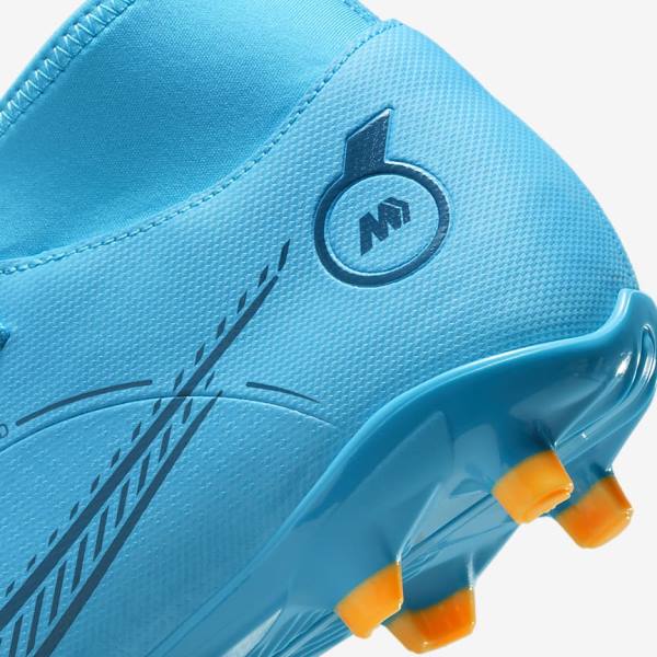 Nike Mercurial Superfly 8 Club MG Multi-Grounds Muške Tenisice Za Nogomet Plave Narančaste | NK723OGM