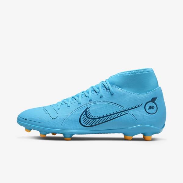 Nike Mercurial Superfly 8 Club MG Multi-Grounds Muške Tenisice Za Nogomet Plave Narančaste | NK723OGM