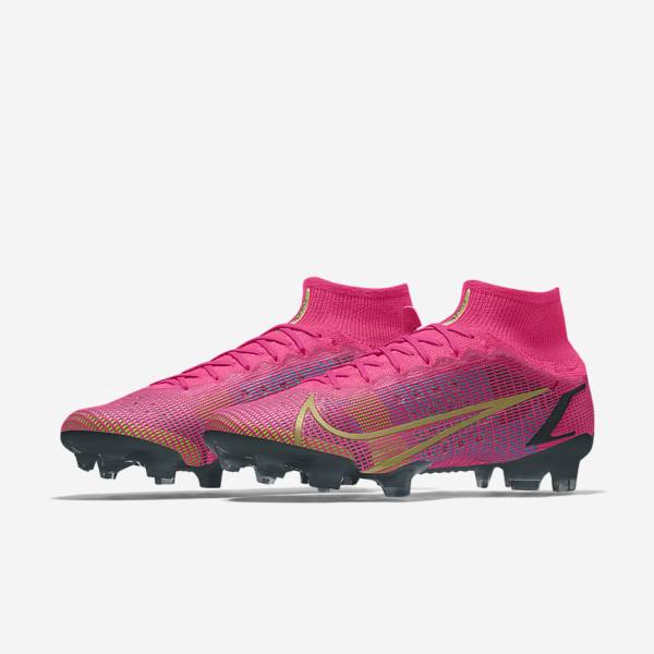 Nike Mercurial Superfly 8 Elite By You Custom Muške Tenisice Za Nogomet Visebojne | NK086HBS