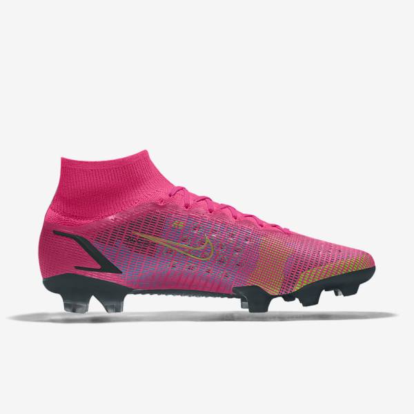 Nike Mercurial Superfly 8 Elite By You Custom Muške Tenisice Za Nogomet Visebojne | NK086HBS