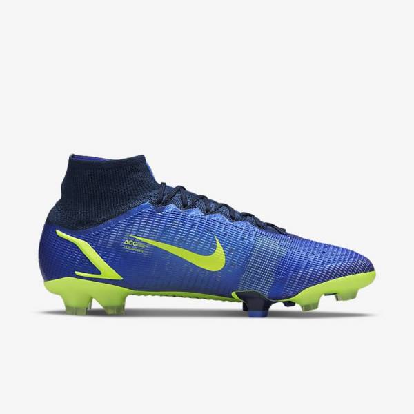 Nike Mercurial Superfly 8 Elite FG Firm-Grounds Muške Tenisice Za Nogomet Plave | NK268UPR