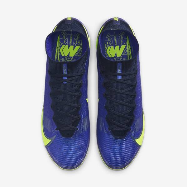 Nike Mercurial Superfly 8 Elite FG Firm-Grounds Muške Tenisice Za Nogomet Plave | NK268UPR