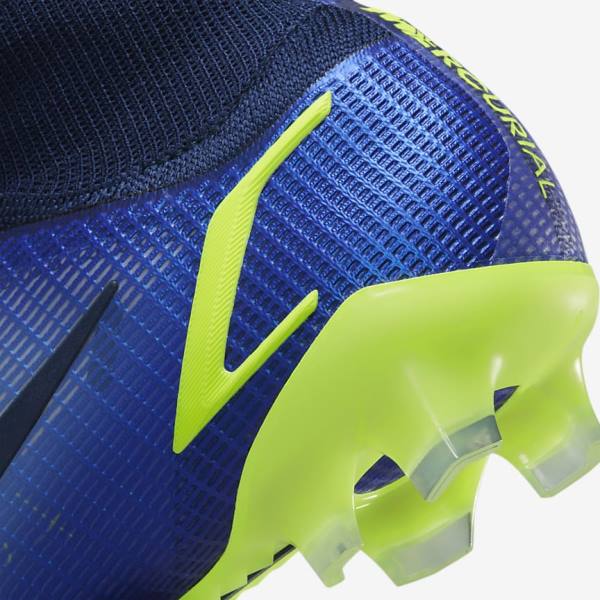 Nike Mercurial Superfly 8 Elite FG Firm-Grounds Muške Tenisice Za Nogomet Plave | NK268UPR