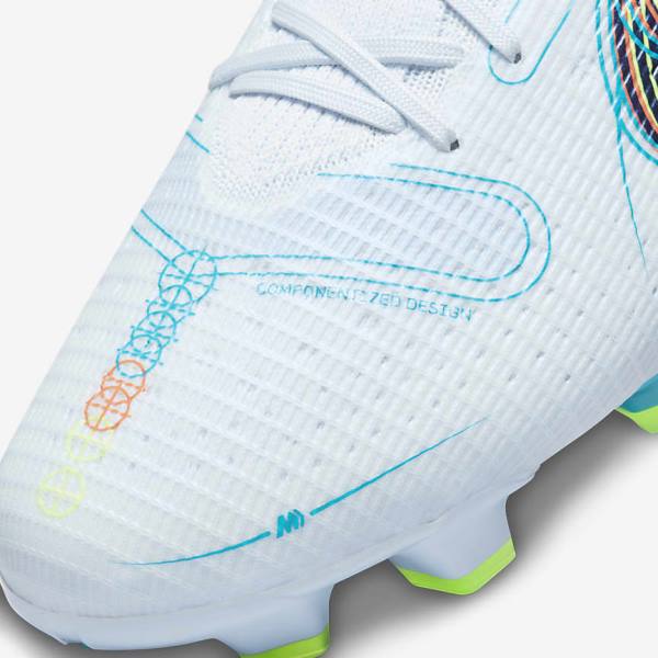 Nike Mercurial Superfly 8 Pro FG Firm-Ground Muške Tenisice Za Nogomet Sive Svijetlo Plave Tamno Plave | NK204QJP