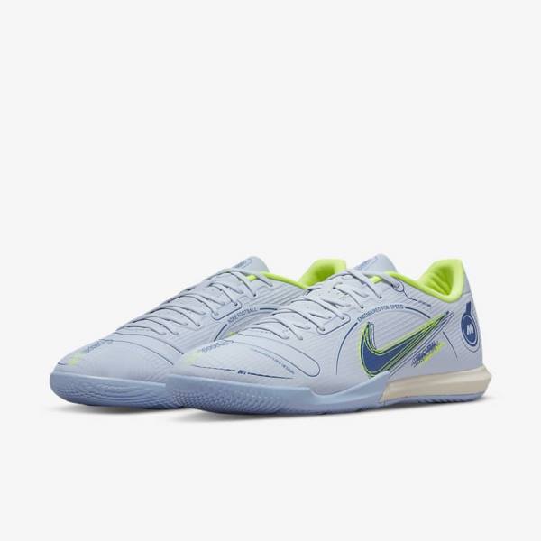 Nike Mercurial Vapor 14 Academy IC Indoor Court Muške Tenisice Za Nogomet Sive Svijetlo Plave Plave | NK894ESG