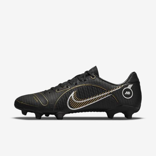 Nike Mercurial Vapor 14 Academy MG Multi-Ground Muške Tenisice Za Nogomet Crne Metalne Srebrne Sive Metalne Zlatne | NK507MQJ