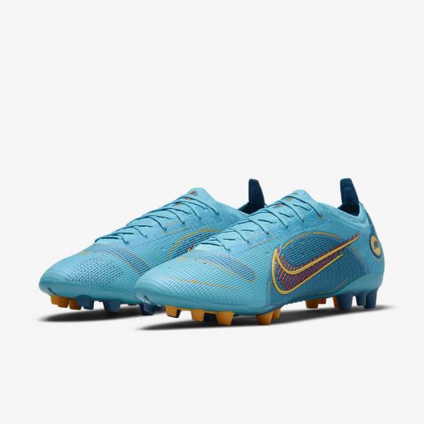 Nike Mercurial Vapor 14 Elite AG Artificial-Grounds Muške Tenisice Za Nogomet Plave Narančaste | NK603WPJ