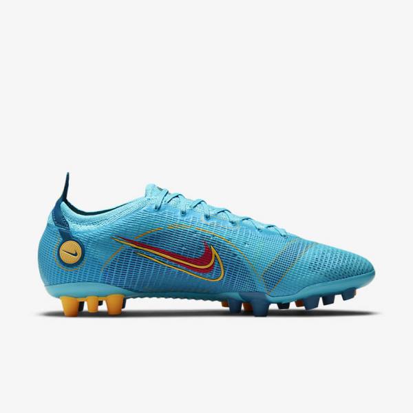 Nike Mercurial Vapor 14 Elite AG Artificial-Grounds Ženske Tenisice Za Nogomet Plave Narančaste | NK683QZM