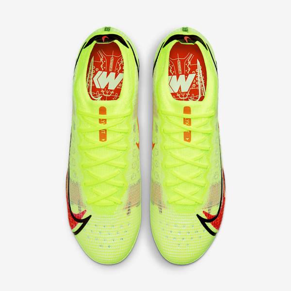 Nike Mercurial Vapor 14 Elite FG Firm-Ground Ženske Tenisice Za Nogomet Crne Svijetlo Crvene | NK146SPH