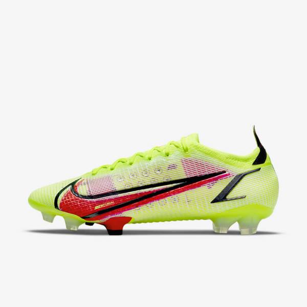 Nike Mercurial Vapor 14 Elite FG Firm-Ground Ženske Tenisice Za Nogomet Crne Svijetlo Crvene | NK146SPH