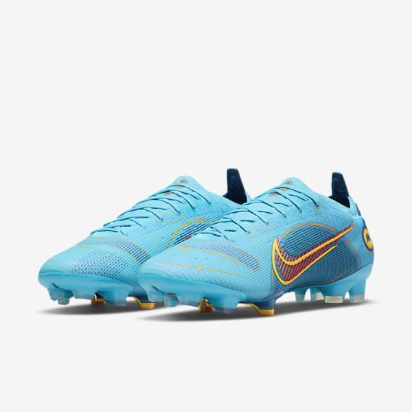 Nike Mercurial Vapor 14 Elite FG Firm-Grounds Ženske Tenisice Za Nogomet Plave Narančaste | NK235MJK