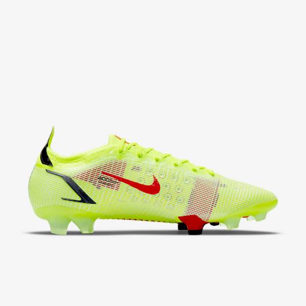 Nike Mercurial Vapor 14 Elite FG Firm-Ground Muške Tenisice Za Nogomet Crne Svijetlo Crvene | NK574IGN